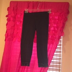 Black Capri leggings for kids